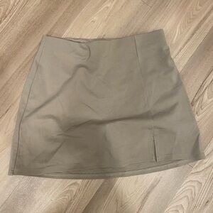 American Eagle Outfitters Tan Mini Skirt